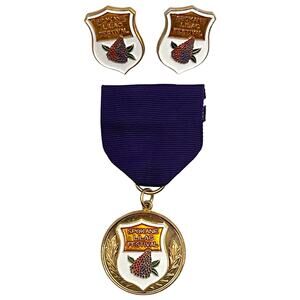 Lot of 3 Washington Spokane Lilac Festival Lapel Pin & Medal Travel Souvenir Vtg